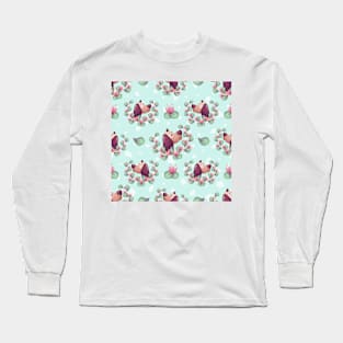 Floral Dog Long Sleeve T-Shirt